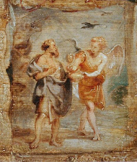 Elijah and the Angel, Peter Paul Rubens